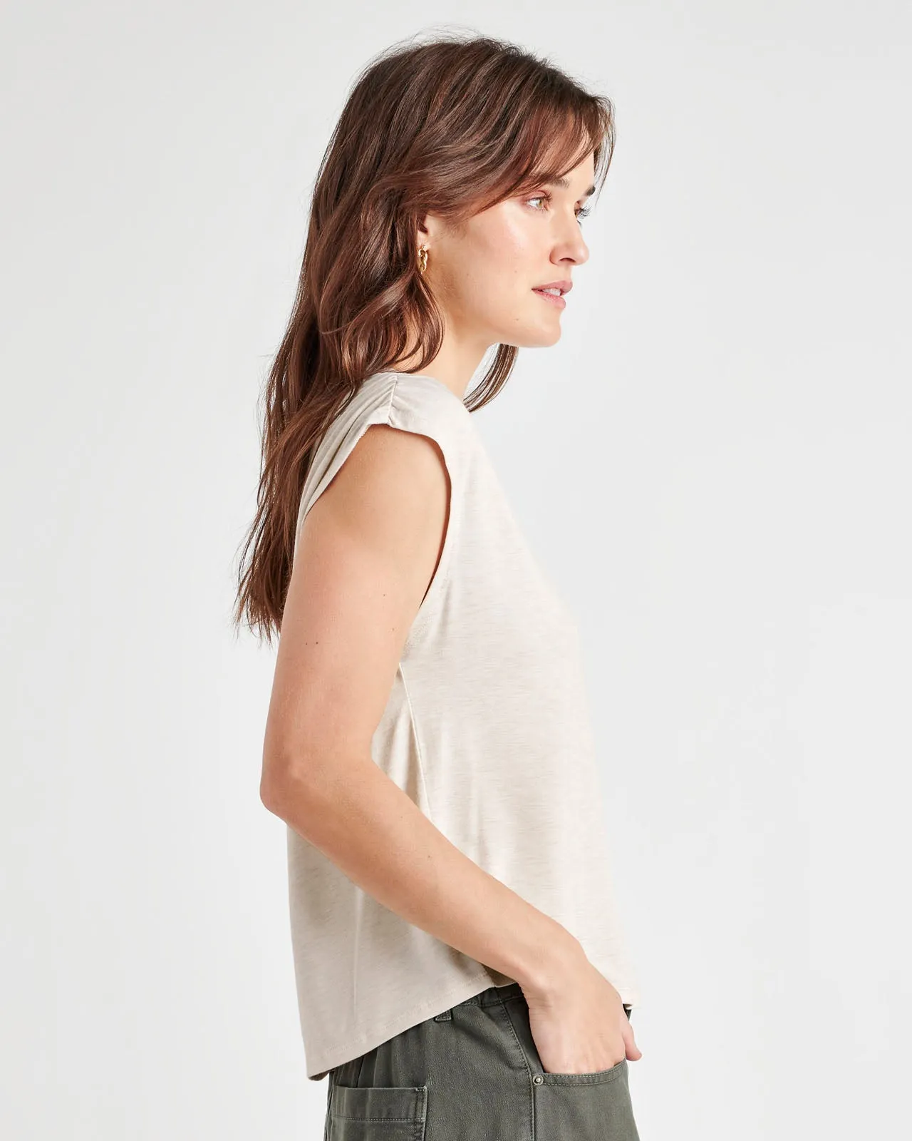 Bamboo Ruched Tank