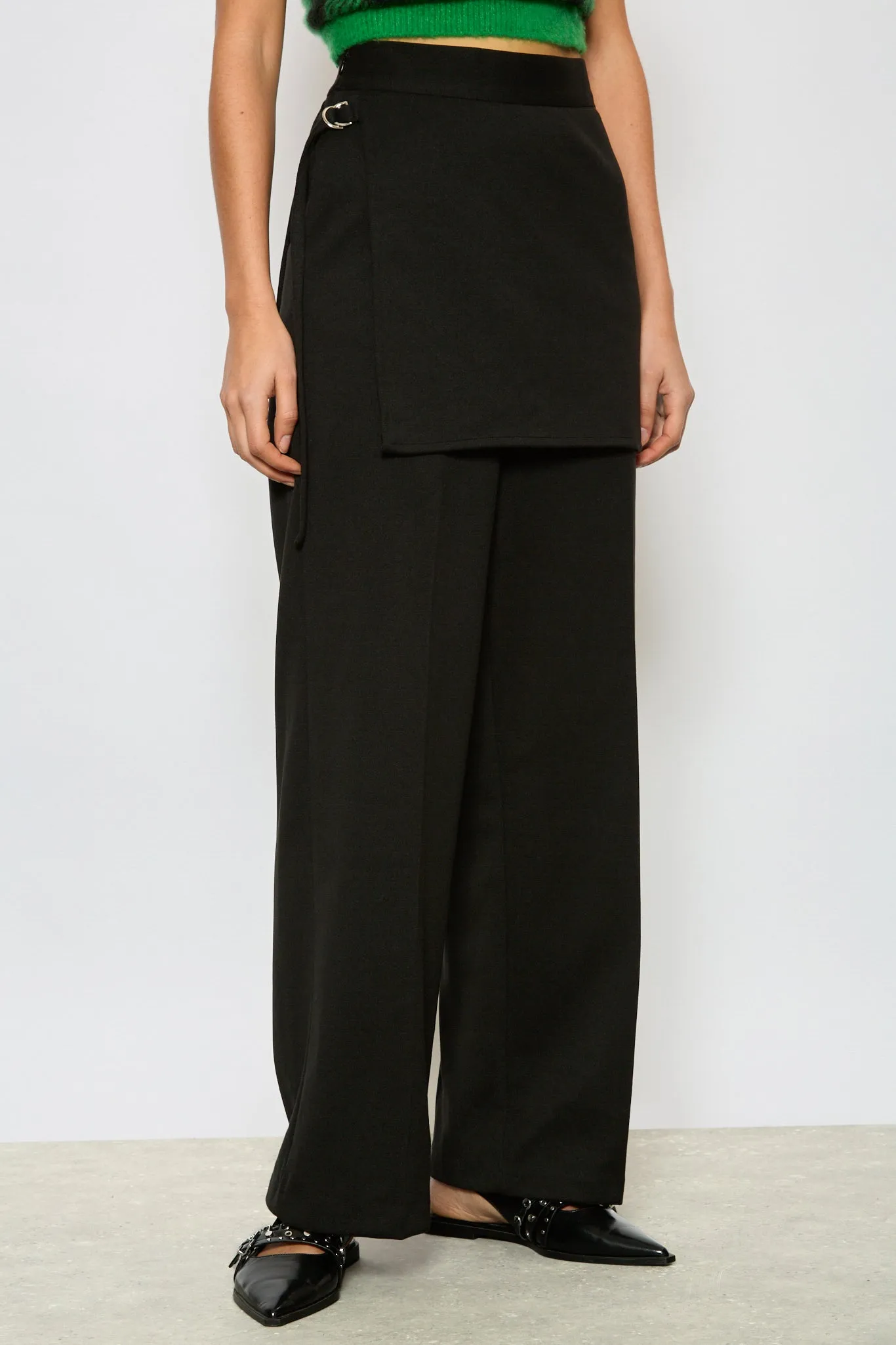 Black smart skirt trousers