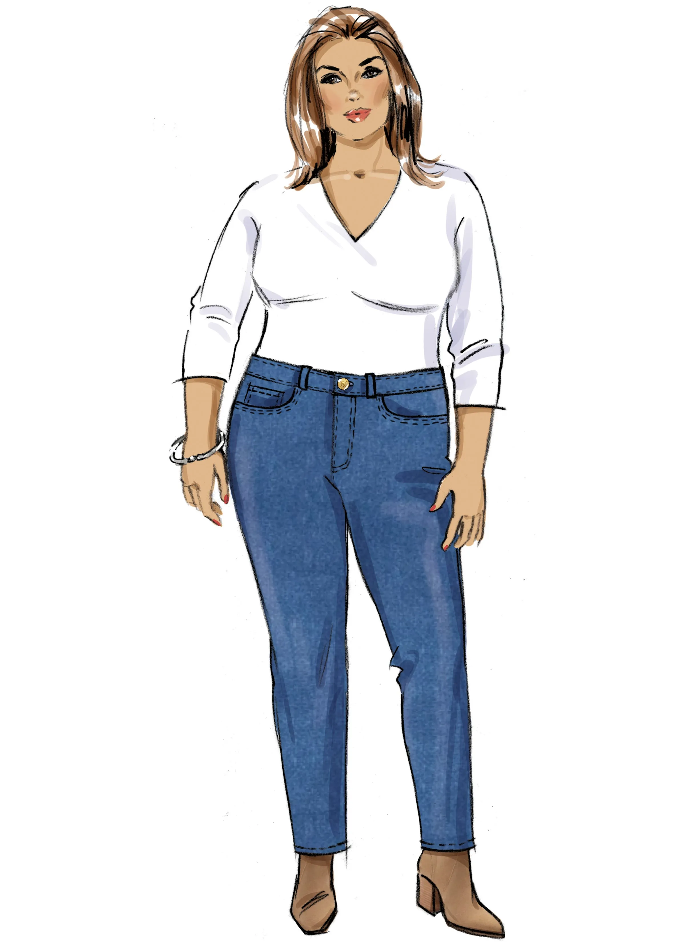 Butterick Pattern B6912 Women's Jeans