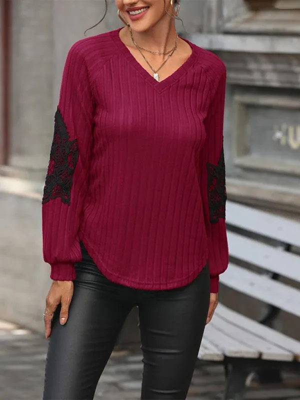 Chic Comfort: Women's Soft Knit Sweater Top