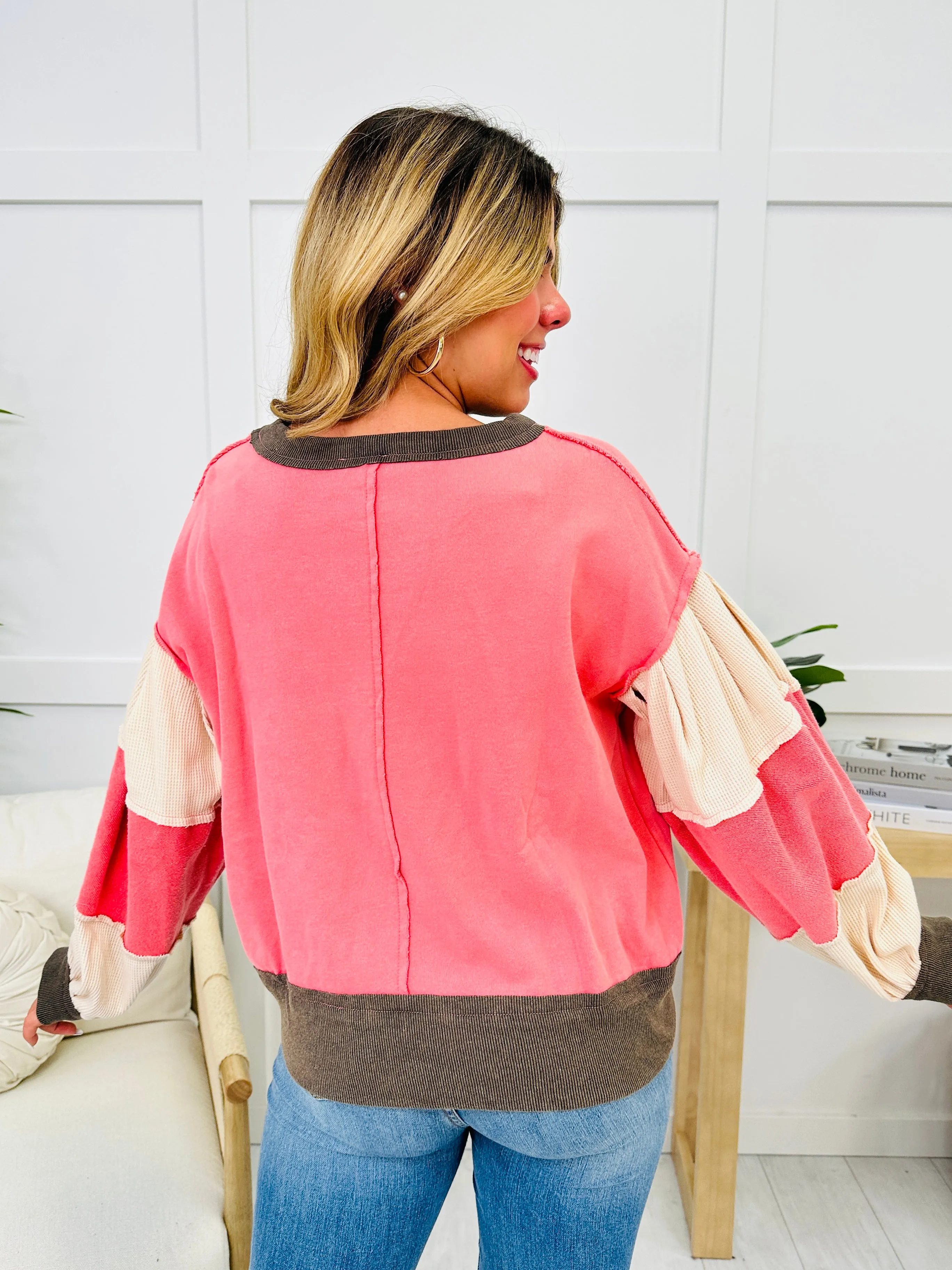 Coral Comfort Pullover