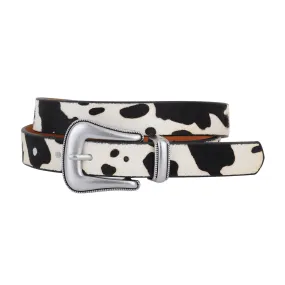 Cow Print Calf Hair Western