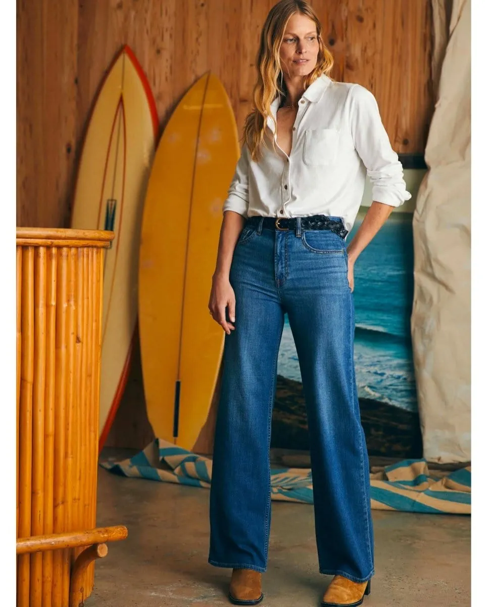 Dream Jean Wide Leg Indigo Coast