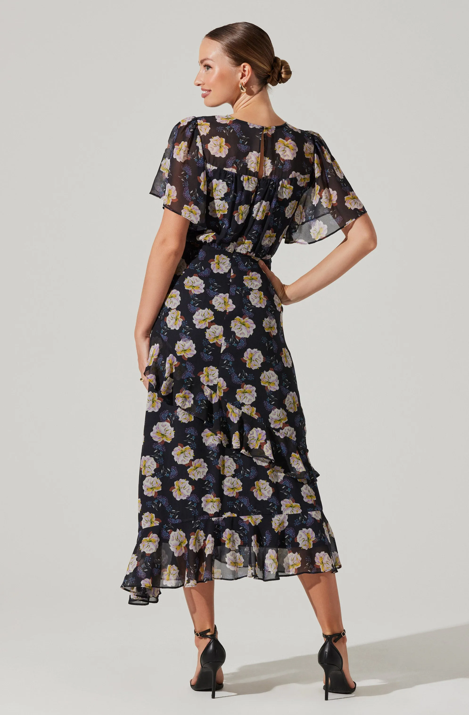 Floramae Floral Midi Dress