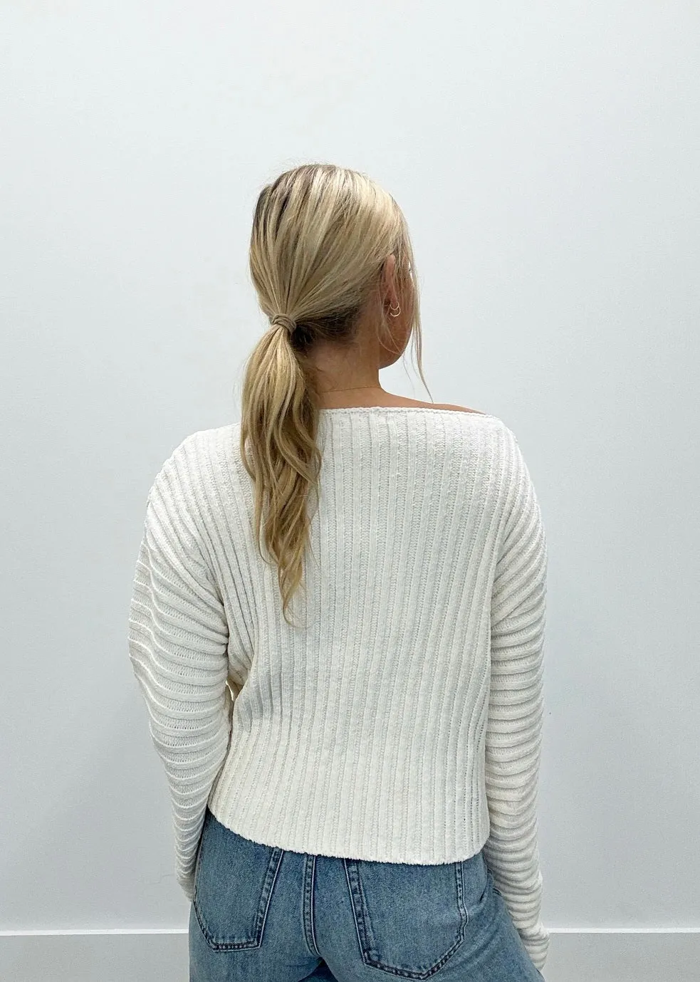 Greater Good Boat Neck Sweater