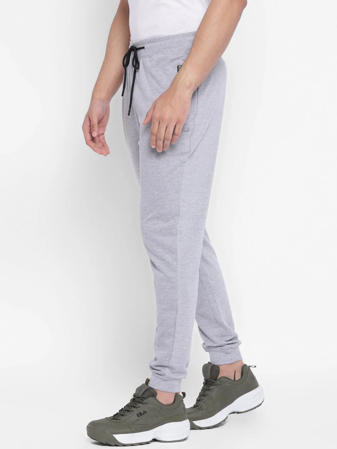 Grey Melange Joggers