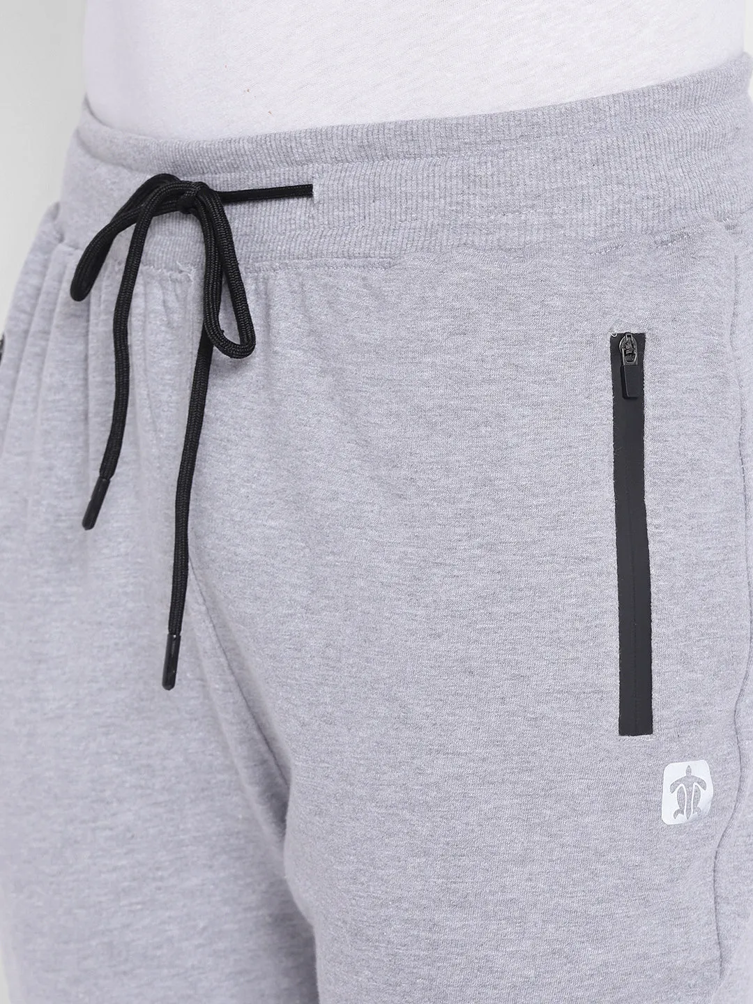 Grey Melange Joggers