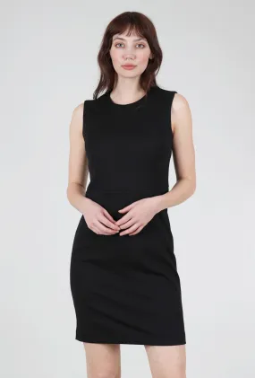 Hayden Pique Dress, Black