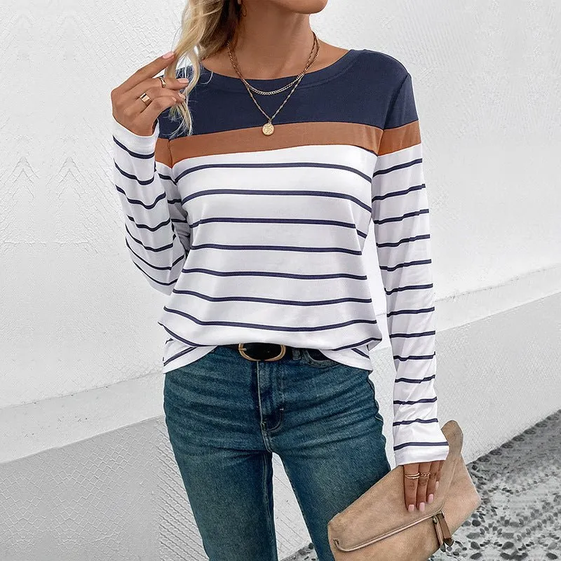 Ivyshape | Casual Striped Top