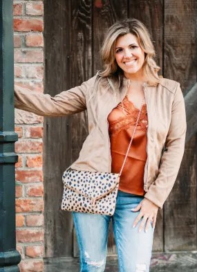 Living The Leopard Dream Crossbody Bag