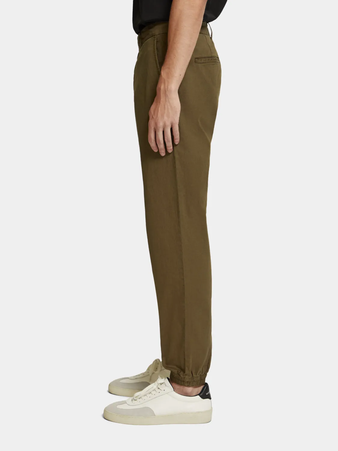 Relaxed linen blend chino jogger