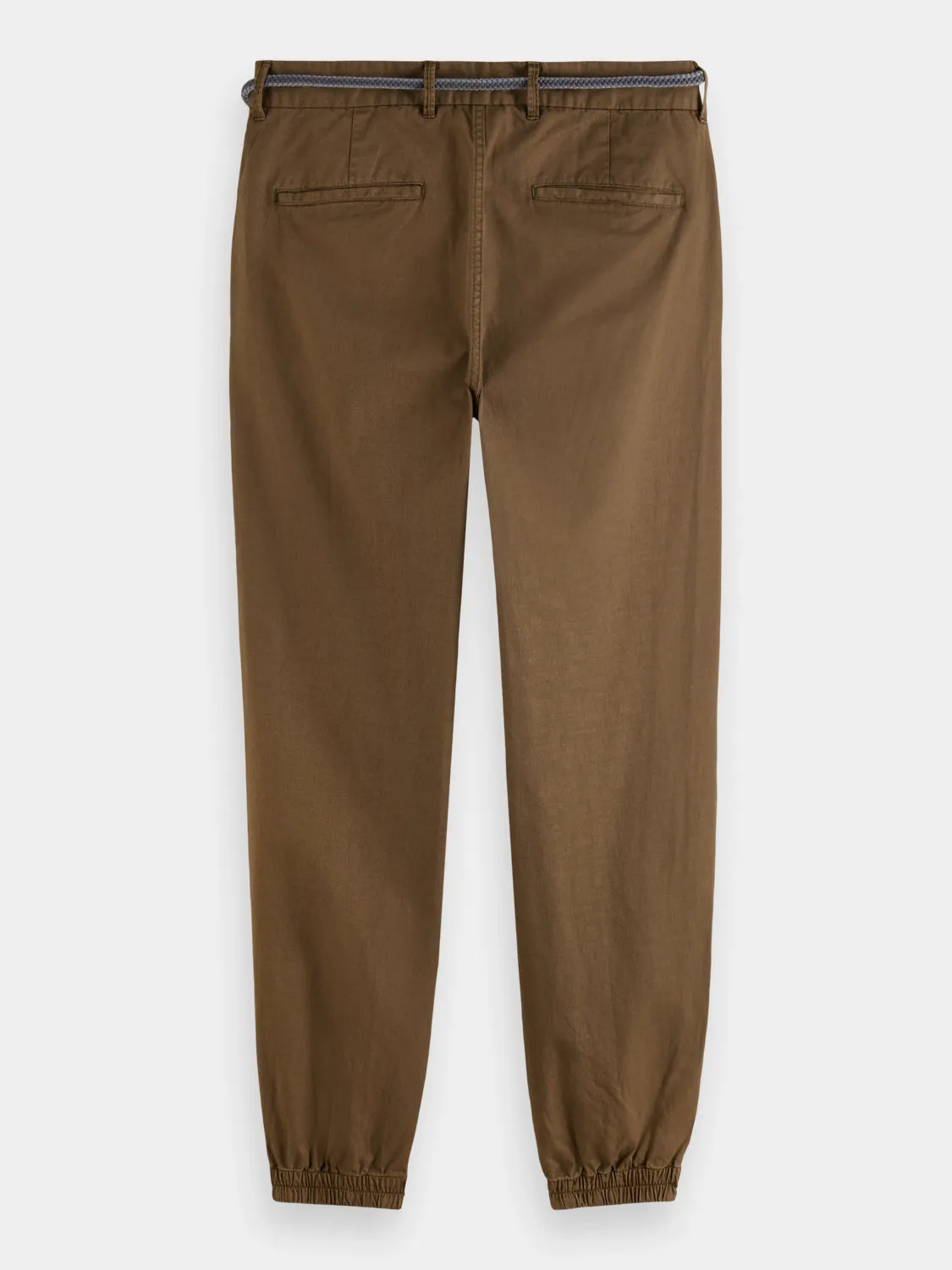 Relaxed linen blend chino jogger