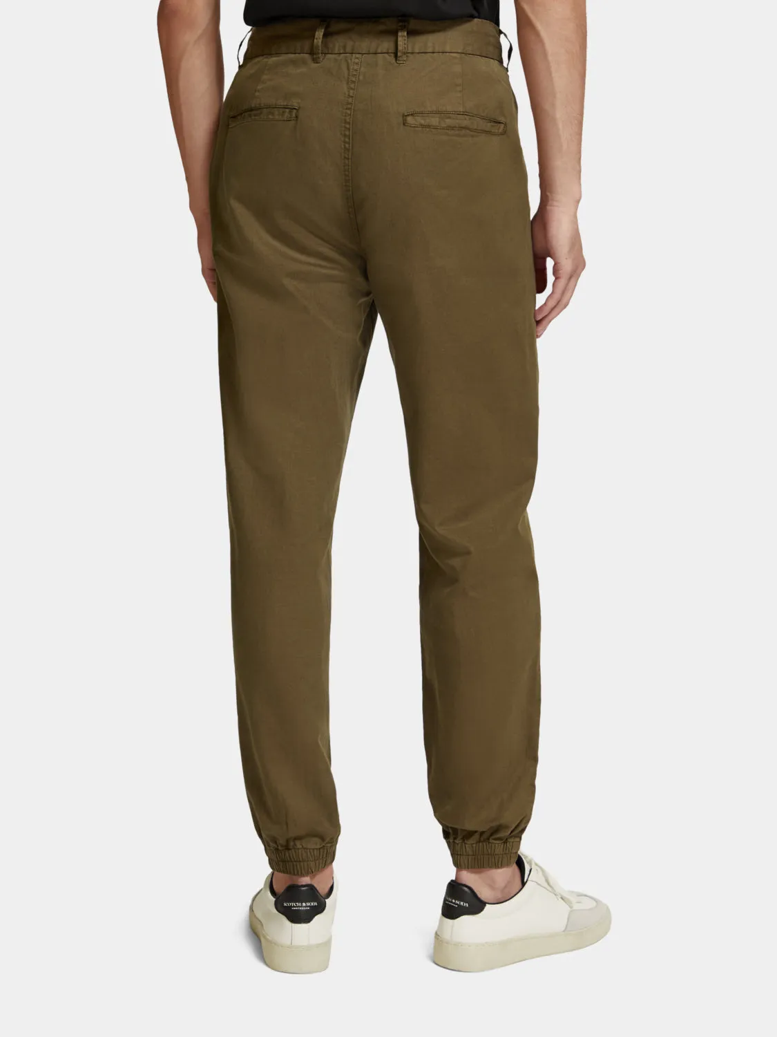 Relaxed linen blend chino jogger