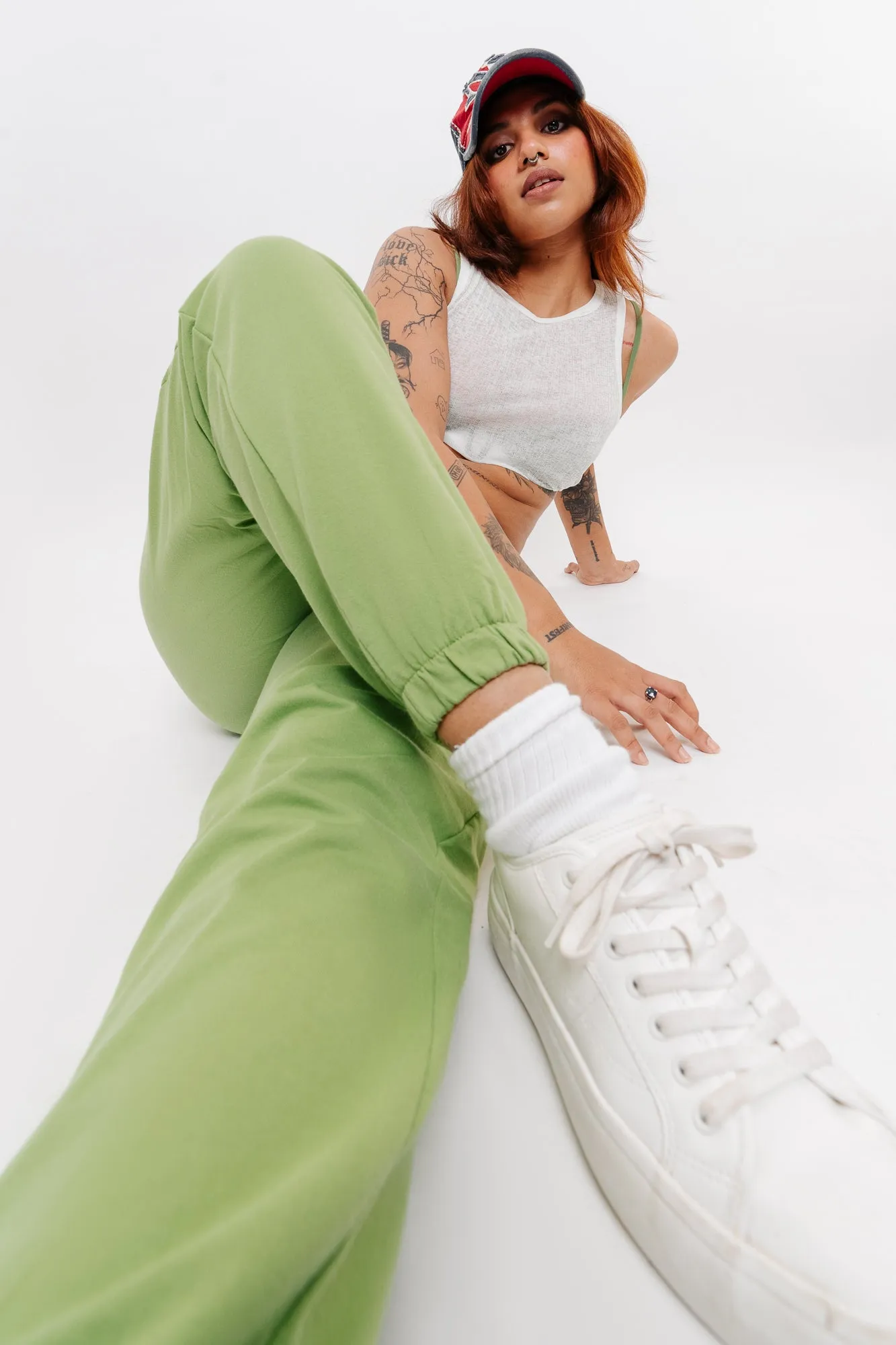 Sage Cotton Joggers