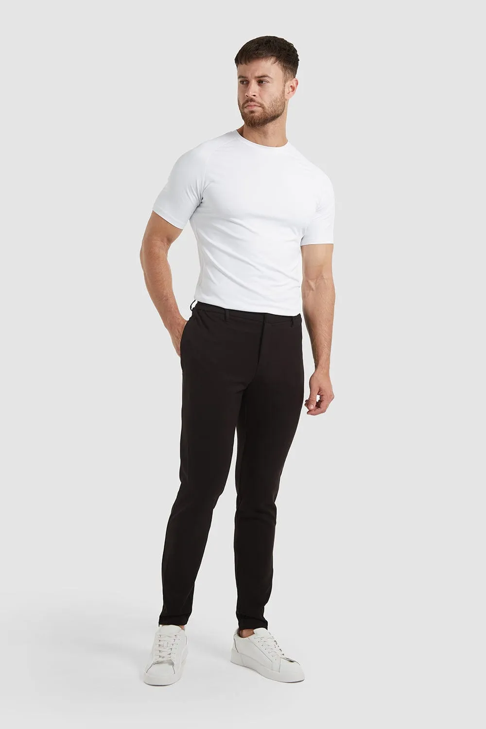 Smart Performance Trousers in Black