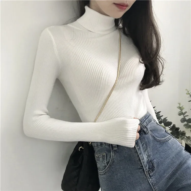 Tanya Woman Turtleneck Knitted Sweater