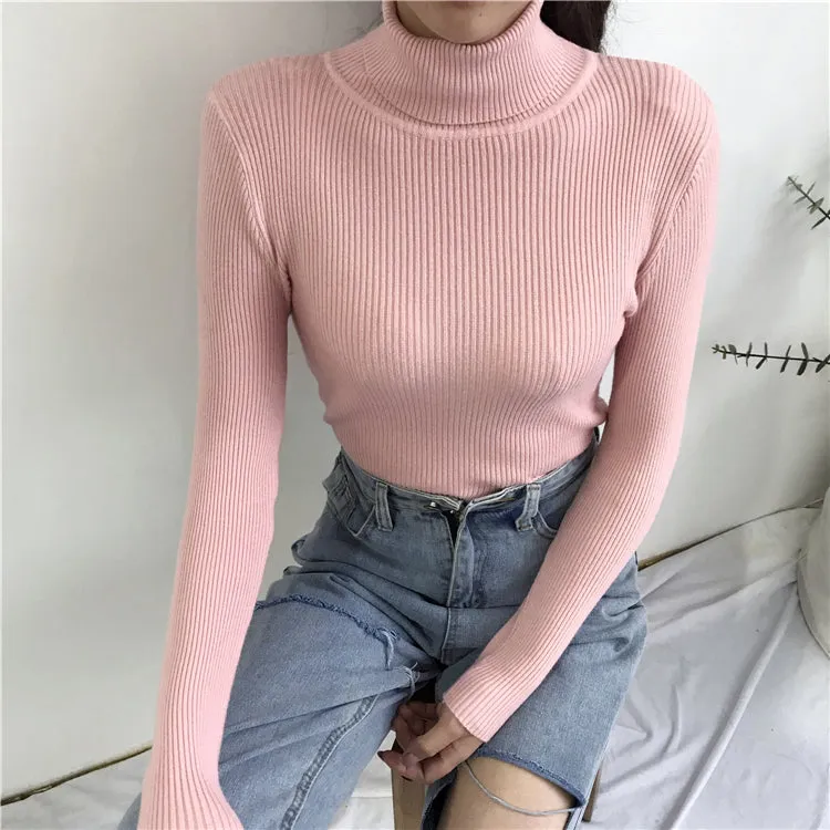 Tanya Woman Turtleneck Knitted Sweater