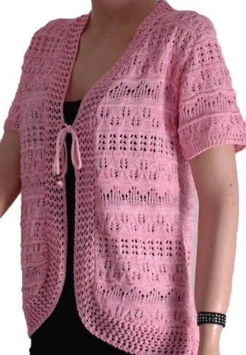 Tara Crochet Knitted Cardigan