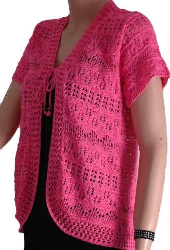 Tara Crochet Knitted Cardigan