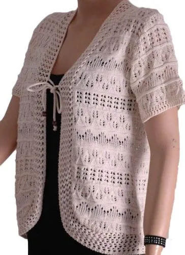 Tara Crochet Knitted Cardigan