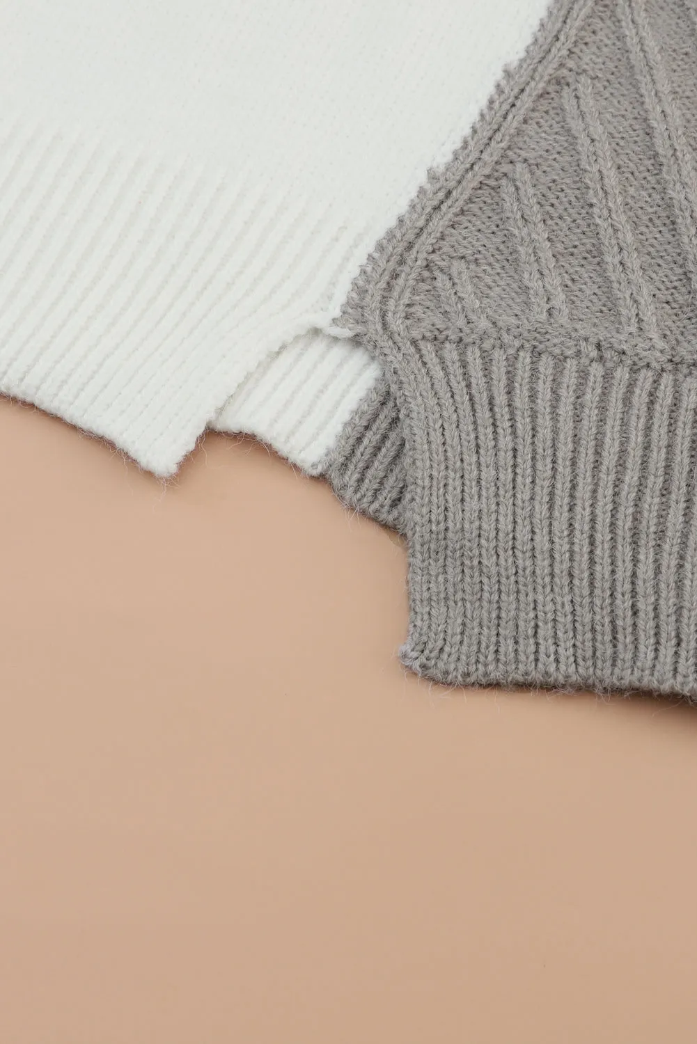 Textured Drop Shoulder Sweater