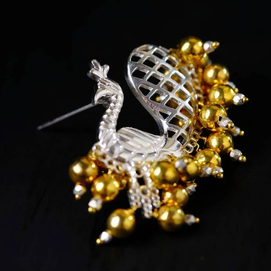 The Peacock Filigree Brooch