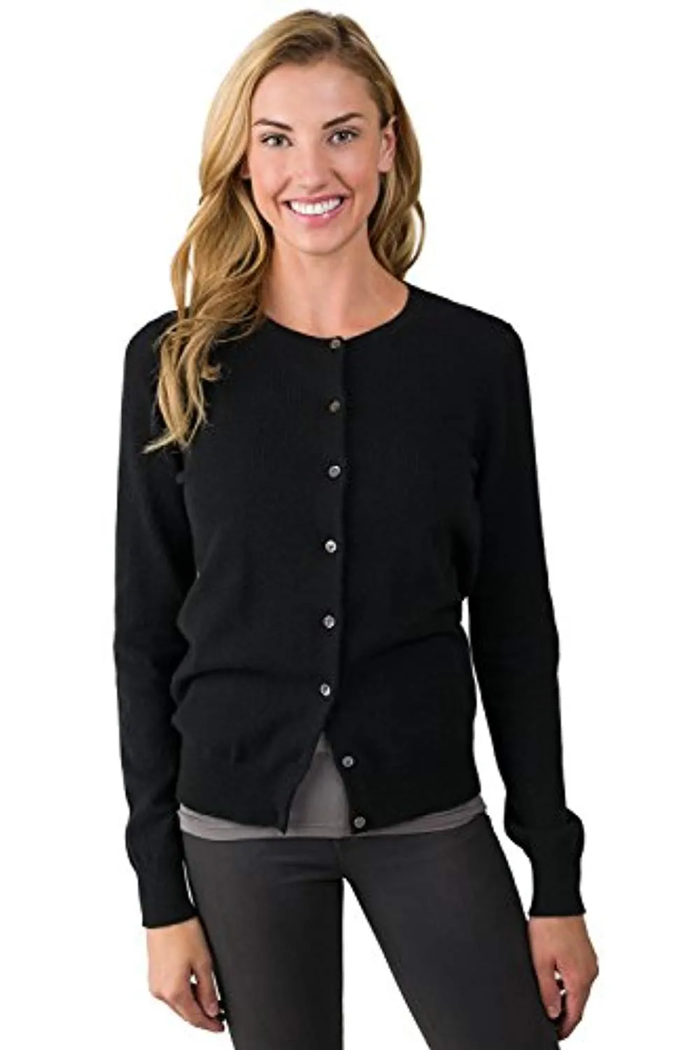 Women's 100% Cashmere Cardigan Sweater