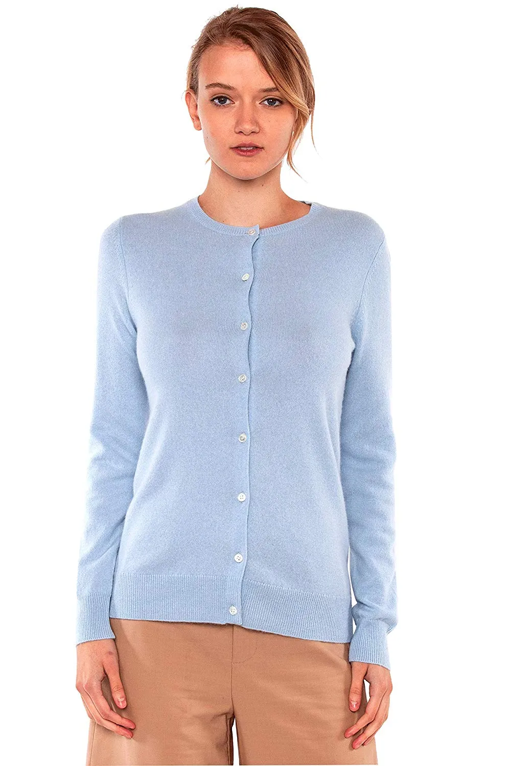 Women's 100% Cashmere Cardigan Sweater