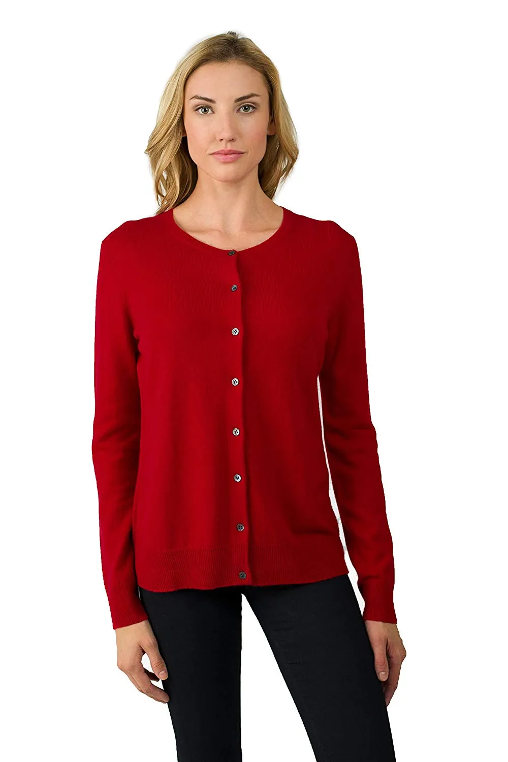 Women's 100% Cashmere Cardigan Sweater