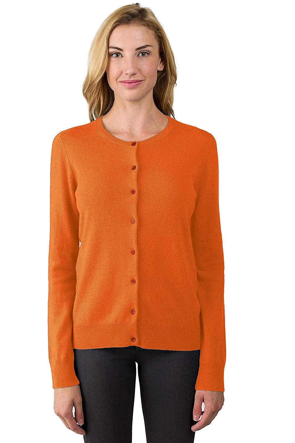 Women's 100% Cashmere Cardigan Sweater