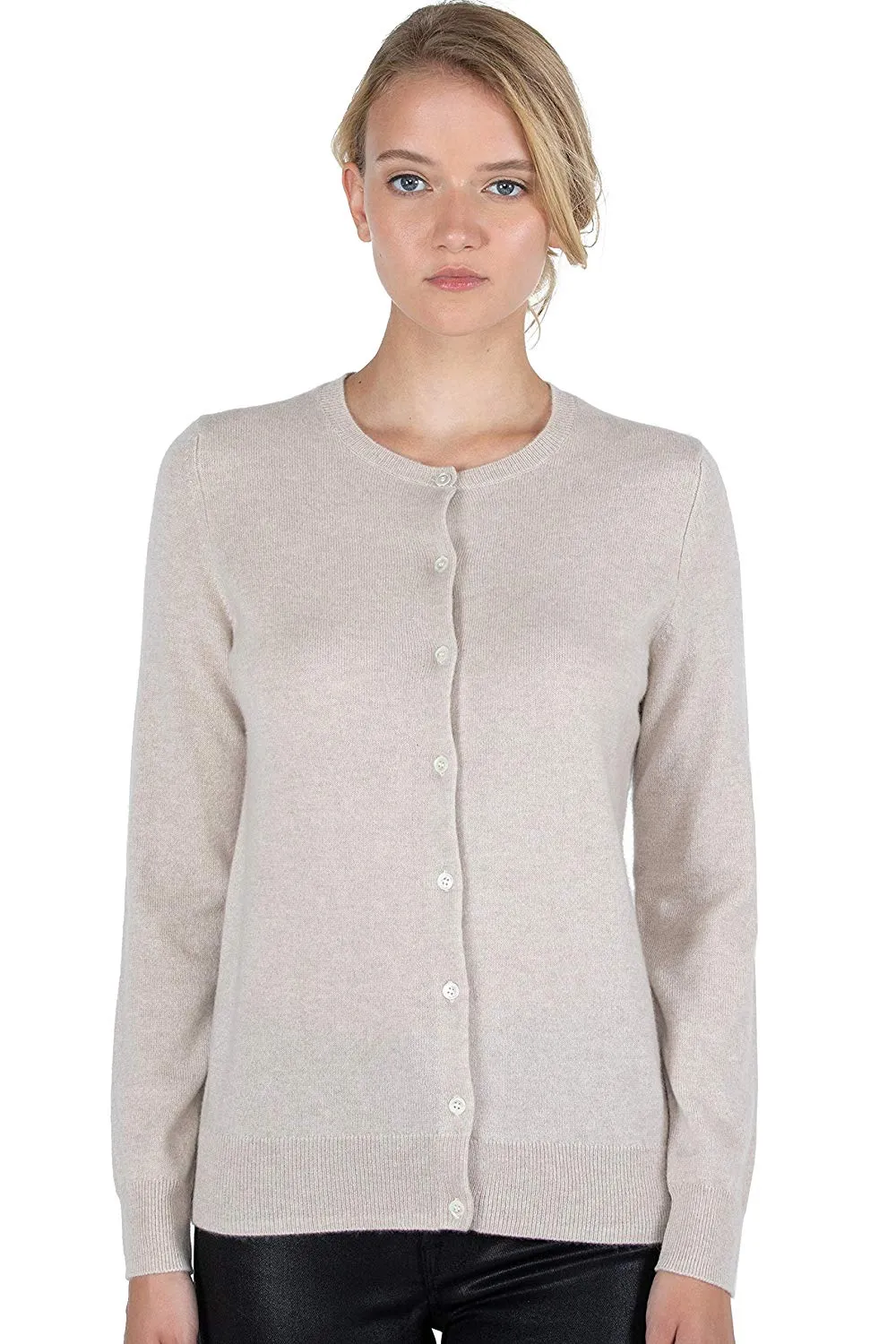 Women's 100% Cashmere Cardigan Sweater